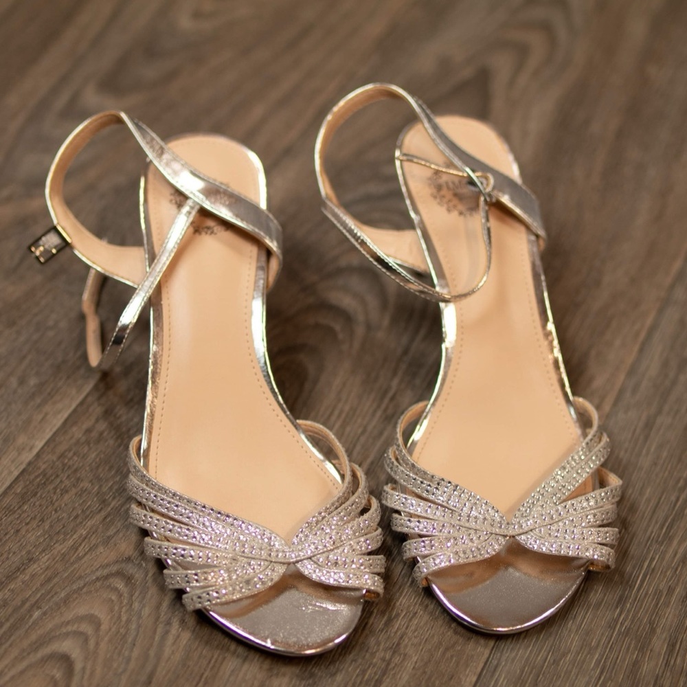 Silver Rhinestone Heels - Picture 4 of 4